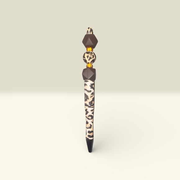 Animal Print Beaded Pen - Picture 3 of 5